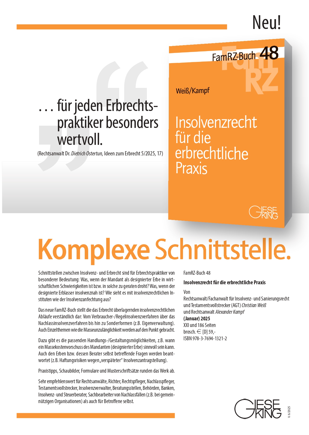 Wo Erbrecht und Insolvenzrecht aufeinandertreffen Wo Erbrecht und Insolvenzrecht aufeinandertreffen